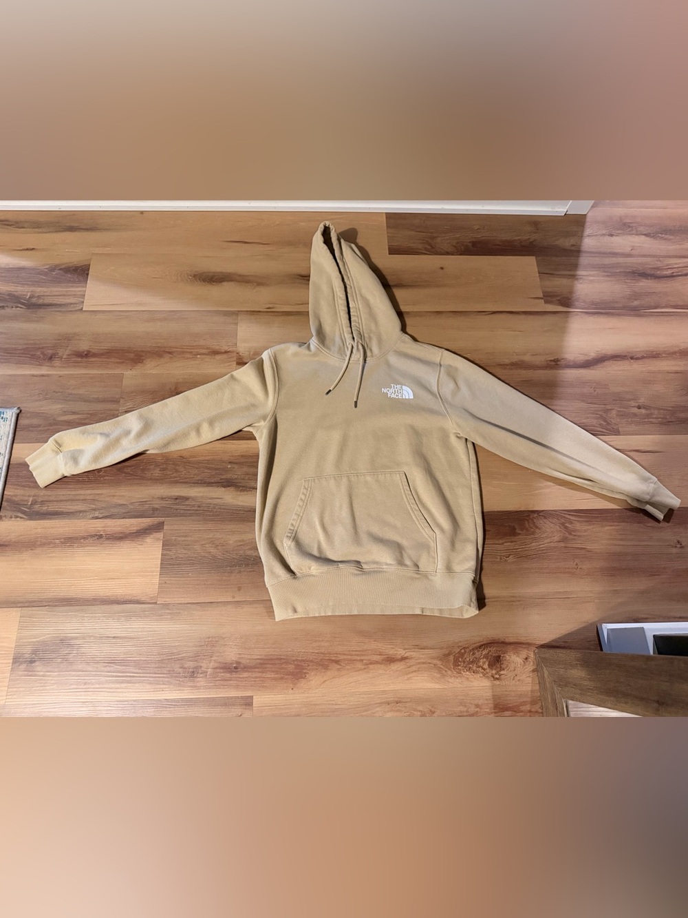 The North Face Men's Tab Pullover Fleece Hoodie Logo Pockets Size M